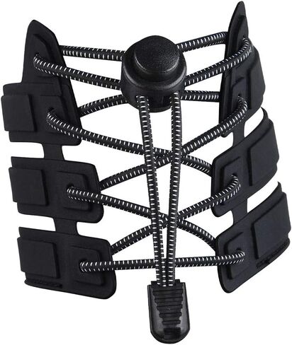 زوجان (4 قطع) من أربطة الأحذية المرنة - أربطة أحذية بدون أربطة للأطفال والكبار - بدون أربطة قابلة للتمدد للأحذية الرياضية in Kuwait