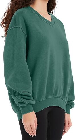 Hatant Oversized Sweatshirt for Women Heavyweight Hoodie Vintage Y2k Hoodies Fleece Sweatshirts Long Sleeve Sweater for Women in Saudi Arabia