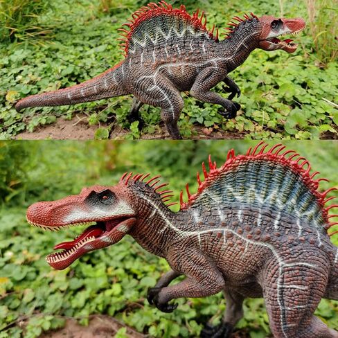 Spinosaurus Toys, Large Dinosaur Toys for Boys and Girls, 14in Dino Toy Figure with Movable Jaw, Figurines Realistic Spinosaurus Dinosaur Toy, Birthday Party Gifts for Kids in Saudi Arabia