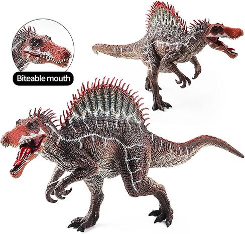 Spinosaurus Toys, Large Dinosaur Toys for Boys and Girls, 14in Dino Toy Figure with Movable Jaw, Figurines Realistic Spinosaurus Dinosaur Toy, Birthday Party Gifts for Kids in Saudi Arabia