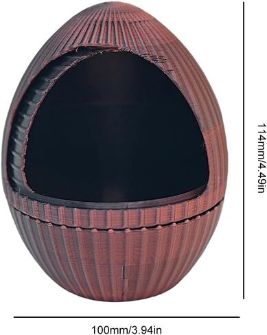 3D Printed Dragon Egg,Rotary Dragon Egg with Dragon Inside, Gear Crystal Animal Egg,12in Flexible Articulated Dragon,3D Printed Gifts Home Decor,3D Printed Gear Fidget Toy for ADHD (A-Candy) in Saudi Arabia
