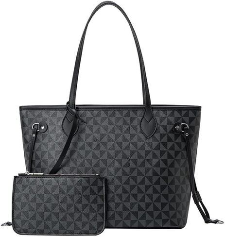 BTYAW Handbags for Women Designer Fashion Purses Top Handle Satchel Shoulder Bags 2pcs with Small Wallet in Kuwait