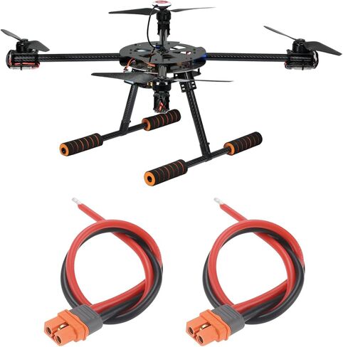 SING F LTD 4PCS XT60i Plug Female with Sheath Housing Connector Cable Length 300mm XT60 Pigtail 12AWG Cable for RC Car Quadcopter and Boat Battery Electric Bikes in Saudi Arabia