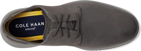 Cole Haan Men's Grand+ Plain Toe Oxford, Magnet Nubuck/Grey, 8 in Saudi Arabia