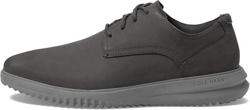 Cole Haan Men's Grand+ Plain Toe Oxford, Magnet Nubuck/Grey, 8 in Saudi Arabia