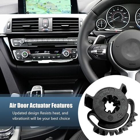 عمود تروس موصل مخمد السيارات، 1.49 بوصة × 1.45 بوصة، مشغل باب مزيج سخان HVAC، بديل لأجزاء OEM 68214880AA، متوافق مع جيب جراند شيروكي 2011-2021 (أسود) in Saudi Arabia