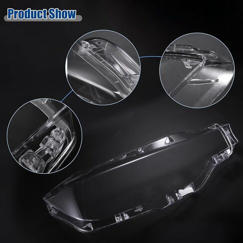 ACROPIX Front Left Right Side Headlight Cover Headlamp Clear Lens Shell Cover Fit for BMW 3 Series F30 Sedan 2016-2018 No.63117419630 - Pack of 2 in Saudi Arabia