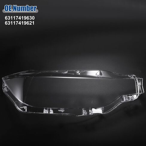 ACROPIX Front Left Right Side Headlight Cover Headlamp Clear Lens Shell Cover Fit for BMW 3 Series F30 Sedan 2016-2018 No.63117419630 - Pack of 2 in Saudi Arabia