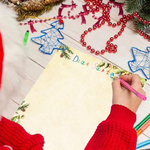 80 Sheet Christmas Stationery Paper Xmas Cardinal Bird & Holly Letter Writing Paper for Greeting Card Invitation Office Printing, 8.5 x 11 Inch, Double-Sided in Saudi Arabia