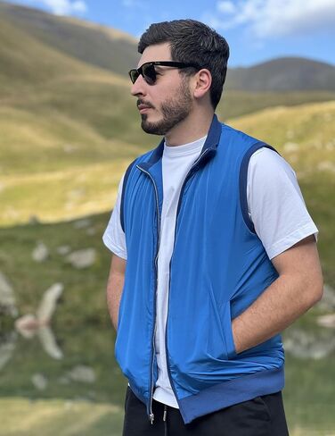COOFANDY Men's Casual Outerwear Vests Padded Sleeveless Jacket Winter Outdoor Warm with Pockets in Saudi Arabia