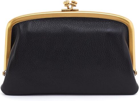 محفظة HOBO للسيدات Cora بإطار متوسط ​​الحجم باللون الأسود مقاس واحد in Kuwait