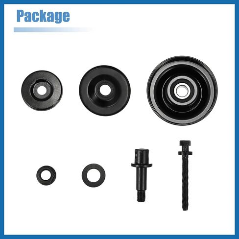 97834-29010 Car Drive Belt Tension Pulley for Hyundai Accent Elantra Tiburon Tucson 95-12 for Kia Soul Belt Tensioner Idler Pulley Replace 97834-29000 97834-22100 Item Replacement in Saudi Arabia