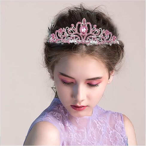 Chanaco Black Crown Tiaras for Women Black Tiara Gothic Crown Princess Rhinestone Crown Headband Crystal Baroque Queen Crowns Headpiece Accessories for Halloween Costume Wedding Birthday in Saudi Arabia