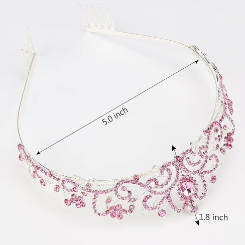 Chanaco Black Crown Tiaras for Women Black Tiara Gothic Crown Princess Rhinestone Crown Headband Crystal Baroque Queen Crowns Headpiece Accessories for Halloween Costume Wedding Birthday in Saudi Arabia
