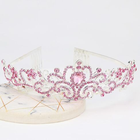 Chanaco Black Crown Tiaras for Women Black Tiara Gothic Crown Princess Rhinestone Crown Headband Crystal Baroque Queen Crowns Headpiece Accessories for Halloween Costume Wedding Birthday in Saudi Arabia