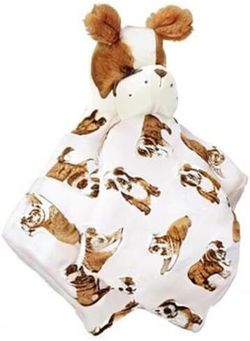 Mud Pie Golden Retriever Woobie Lovey Blanket, Plush Baby Security Blanket with Chime Rattle and Minky Lining in Saudi Arabia