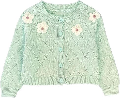 Peacolate 2-6T Spring Autumn Little Girls 2pcs Clothing Set Dress and Knit Cardigan in Kuwait