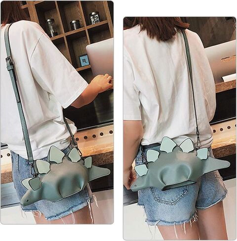 LA CHA Womens Purses Crossbody Dinosaur Clutch Handbags for Girls in Saudi Arabia