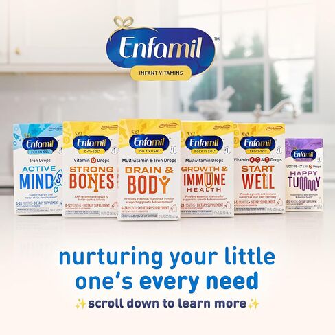 Enfamil Fer-In-Sol Iron Supplement Drops for Infants & Toddlers, Supports Brain Development, 50 mL Dropper Bottle, Pack of 2 in Saudi Arabia