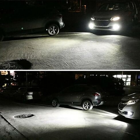 مناسب لسيارة Toyota Camry 2007-2017 لمبات هالوجين أمامية عالية الأداء، 9005 شعاع عالٍ + H11 طقم لمبات بديلة للمصابيح الأمامية منخفضة الشعاع، التوصيل والتشغيل، حزمة من 4 (تويوتا كامري 2007-2017) in Kuwait