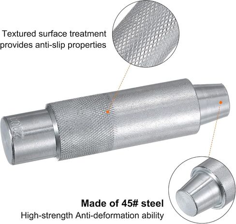 HARFINGTON Eyelet Hole Punch Die Tool 8mm 45# Steel Grommet Setter Install Tool Hollow Punch Tool Kit with Base for Fabric Clothing Crafts Bags in Saudi Arabia