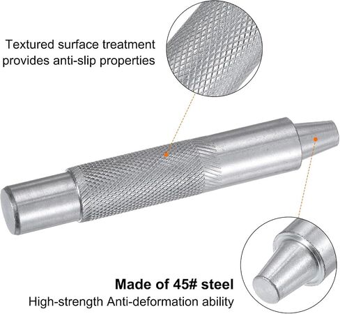 HARFINGTON Eyelet Hole Punch Die Tool 8mm 45# Steel Grommet Setter Install Tool Hollow Punch Tool Kit with Base for Fabric Clothing Crafts Bags in Saudi Arabia