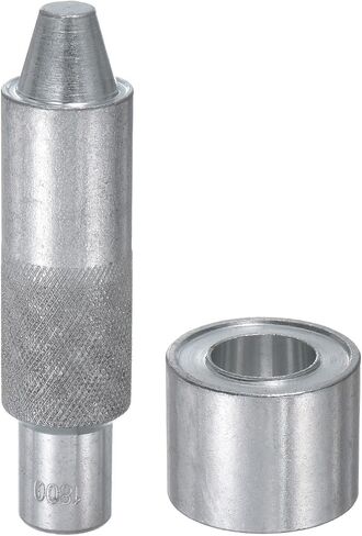 HARFINGTON Eyelet Hole Punch Die Tool 8mm 45# Steel Grommet Setter Install Tool Hollow Punch Tool Kit with Base for Fabric Clothing Crafts Bags in Saudi Arabia