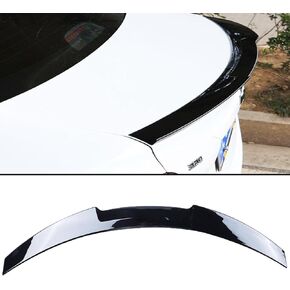Trunk Lid Spoiler Wing Compatible with Chevy Cavalier 2019 2018 2017 2016 Gloss Black M3 Style Trunk Spoiler Rear Wing