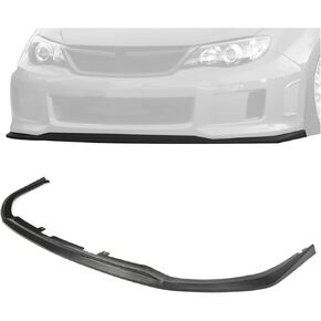 KUAFU Front Bumper Lip Compatible with 2011-2014 Subaru Impreza WRX STI Lower Lip Spoiler Splitter Valance Air Dam Chin Body Kit CS1 Style Black PP