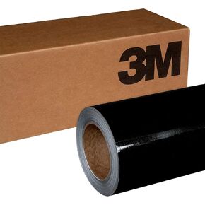 3M 1080 G12 Gloss Black 5ft x 3ft (15 Sq/ft) Car Automotive Wrap Vinyl Film