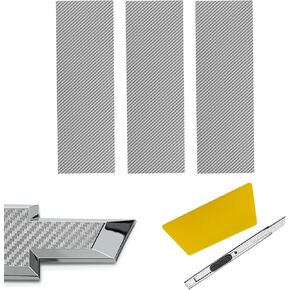 متوافق مع ملصقات تغليف شعار Bowtie مقاس 11.8 بوصة × 4 بوصة، 3 قطع متوافقة مع مجموعة تغليف شعار Chevy Bowtie مع ملعقة وقاطع، غطاء شعار أسود عالمي (أسود غير لامع) in Kuwait