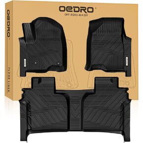 حصيرة سرير شاحنة OEDRO مناسبة لـ 2019-2024 Chevy Silverado 1500 GMC Sierra 1500 5.8FT، بطانة شحن TPE مناسبة لجميع الأحوال الجوية، ملحقات Chevy Silverado/Sierra 1500 شديدة التحمل، سوداء in Kuwait