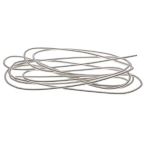 White Silver French Wire, 1.00 Millimeters, 1 Meter | BDS-410.06