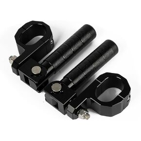 Motorcycle Rear Foot Pegs, PSLER Motorcycle Folding Passenger Foot Pegs Footrests Foot Pedals Compatible with CT125 Trail 125 Hunter Cub