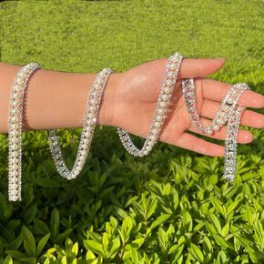 Pawkyjar 1 Yard Pearl Rhinestone Chain, Crystal Rhinestones Pearl Chain Trim for Crafts Wedding Dress Decoration (Gold)