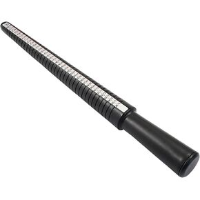 Murtenze 1 قطعة أداة قياس مقاس الخاتم الأمريكي، مقاسات 1-13 مقاس حلقة بلاستيكية مقاس مغزل لقياسات دقيقة عصا دائرية برتقالية مقاس مجوهرات مغزل لصنع المجوهرات