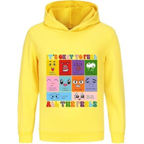 Colourful Cartoon Hoodie Hooded Pullover Sweatshirt Cute Clothes Hoodies