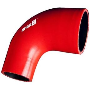 Upgr8 Universal 4-Ply High Performance 90 درجة الكوع المخفض مقرنة سيليكون خرطوم (2.0 بوصة (51 مم) إلى 3.0 بوصة (76 مم)، أحمر) in Kuwait