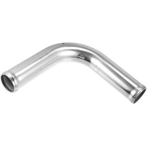 ACROPIX OD 1.5" 38mm Leg Length 4" 100mm Aluminum Alloy Tube Intercooler Pipe 90 Degree Bend Elbow Air Intake Tube Silver Tone for Car Car Parts