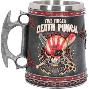 Nemesis Now Metallica-Master of Puppets Tankard, Resin, Black, 14.5cm, 600 milliliters