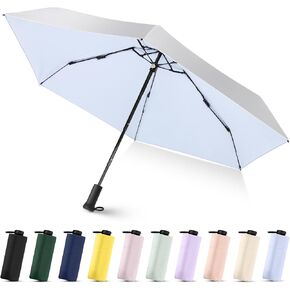 Mini Travel Umbrella - UPF 50+ Sun Protection Compact Manual Open Small Sun Umbrella