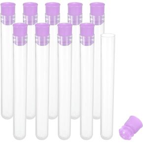 PATIKIL 4" Length Plastic Sewing Needle Storage Holder, 10 Pcs Portable Matte Embroidery Needle Pin Toothpick Storage Tubes Case for Craft Knitting, Blue