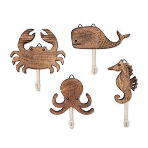 Crane Baby Safari Nursery and Toddler Room Décor, Wooden Animal Wall Décor for Boys and Girls, Lion, 21" x 21"