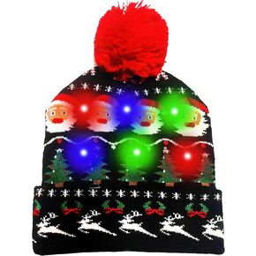 Christmas Hat Beanie Hat White Elephant Gifts Funny Gag Gifts Novelty Party Favors Women Men Adults Kids