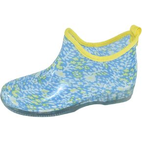 Harssidanzar Womens Waterproof Ankle Boot，Garden Rain Shoes for Women with Comfortable Insoles HL212US