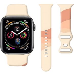 Compatible with iWatch Band 38mm 40mm 41mm 42mm 44mm 45mm 49mm for Women Girl, Cute Fadeless Replacement Strap for iWatch SE Series 9 8 7 6 5 4 3 2 1 Ultra
