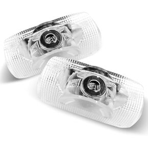 Car LED Door Logo Projector Welcome Lights Compatible with for Toyota Highlander Camry Rav4 Prius Sienna Puddle Light Logo Automotive Micro-Labeling（2 Pack）