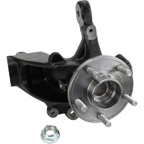 TRQ Front Left Steering Knuckle Assembly Kit Compatible with 2012-2018 Ford Focus
