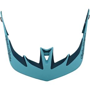 Troy Lee Designs A3 Mountain Bike Helmet Replacement Visor - MTB Cycling BMX Bicycle Helmet Accessories - Uno Red, One Size