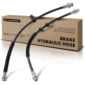 A-Premium Rear Inner Brake Hydraulic Hoses Compatible with Select Ford Models - F-250 F250/F-350 F350 Super Duty 2011-2016, F-450 F450 Super Duty 2011, with Single Rear Wheel(Pack of 2)